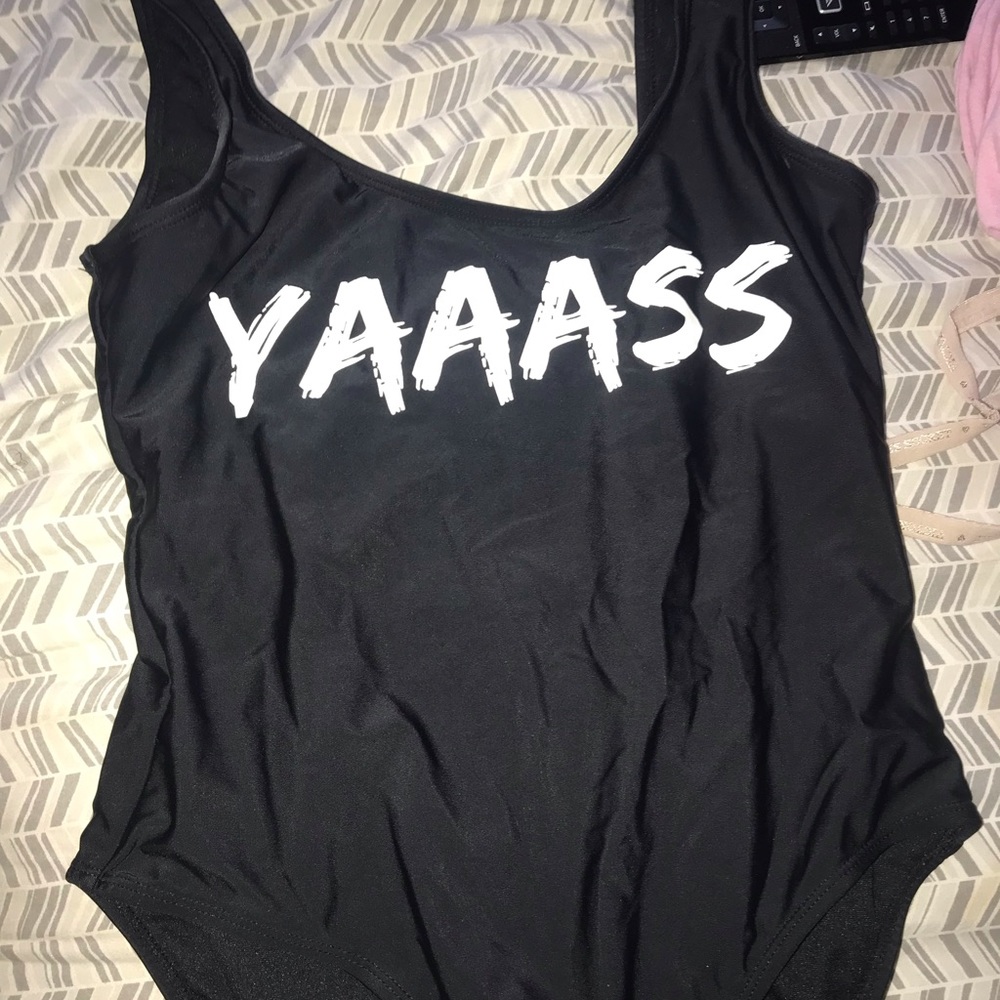 Yassss size medium bathing suit